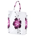 Pink Hawaiian Flower Giant Grocery Tote
