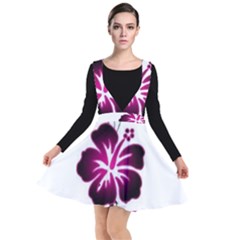 Plunge Pinafore Dress 