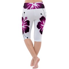 Lightweight Velour Cropped Yoga Leggings 