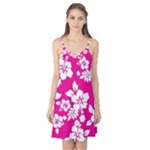 Pink Hawaiian Flowers Camis Nightgown 