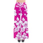 Pink Hawaiian Flowers So Vintage Palazzo Pants