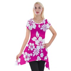 Short Sleeve Side Drop Tunic 