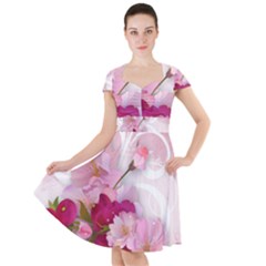 Cap Sleeve Midi Dress 