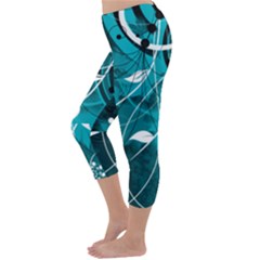 Capri Winter Leggings Back Capri Winter Leggings Back