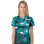 Design Art (design 15) V-Neck Sport Mesh Tee