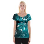 Design Art (design 15) Cap Sleeve Top