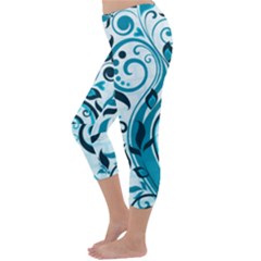 Capri Winter Leggings Back Capri Winter Leggings Back