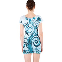 Short Sleeve Bodycon Dress Back Short Sleeve Bodycon Dress Back