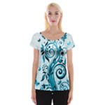 Design Art (design 13) Cap Sleeve Top