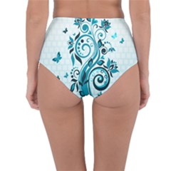 Reversible High-Waist Bikini Bottoms 