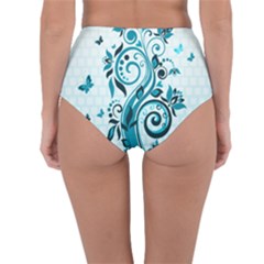 Reversible High-Waist Bikini Bottoms 