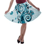 Design Art (design 13) A-line Skater Skirt