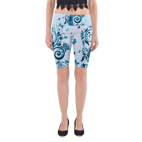 Design Art (design 13) Yoga Cropped Leggings from ArtsNow.com