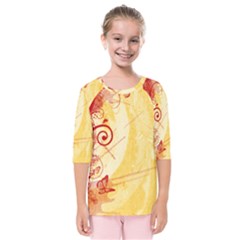 Kids  Quarter Sleeve Raglan T-Shirt 