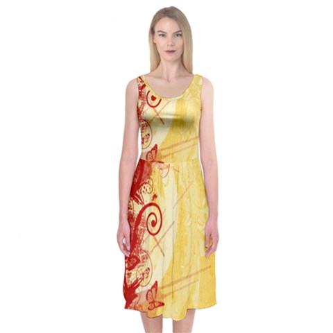Design Art (design 6) Midi Sleeveless Dress from ArtsNow.com