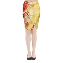 Design Art (design 6) Midi Wrap Pencil Skirt from ArtsNow.com