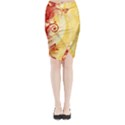 Midi Wrap Pencil Skirt 