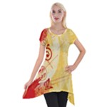 Design Art (design 6) Short Sleeve Side Drop Tunic