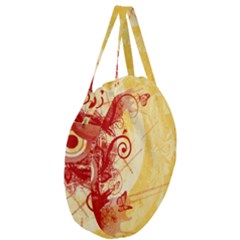 Giant Round Zipper Tote 