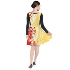 Plunge Pinafore Dress 