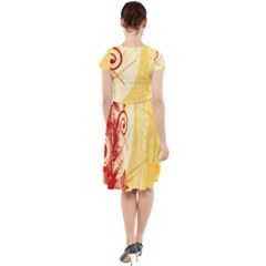 Cap Sleeve Midi Dress 