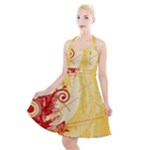 Design Art (design 6) Halter Party Swing Dress 