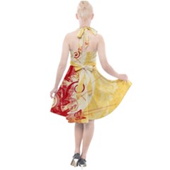 Halter Party Swing Dress  