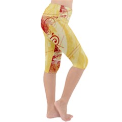 Lightweight Velour Cropped Yoga Leggings 