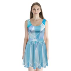 Split Back Mini Dress  