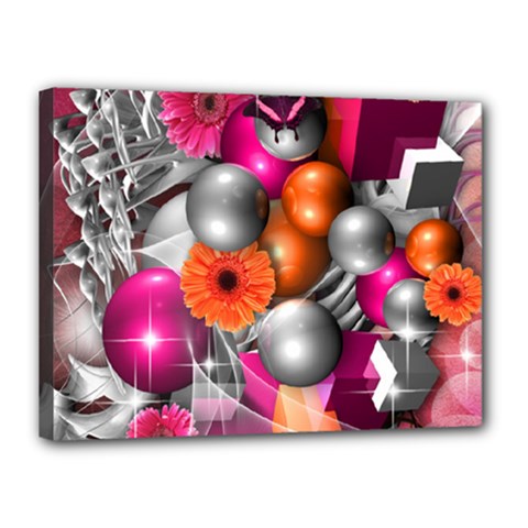 Ball Art Canvas 16  x 12  (Stretched) from ArtsNow.com