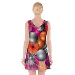 V-Neck Sleeveless Dress 