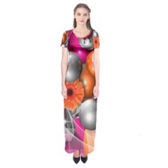 Short Sleeve Maxi Dress 