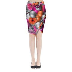 Ball Art Midi Wrap Pencil Skirt from ArtsNow.com