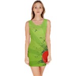 Red Heart Art Bodycon Dress