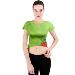 Crew Neck Crop Top 