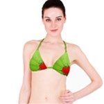 Red Heart Art Bikini Top