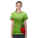 Red Heart Art Women s Sport Mesh Tee