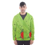 Red Heart Art Men s Hooded Windbreaker