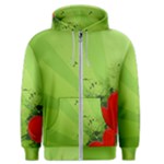 Red Heart Art Men s Zipper Hoodie