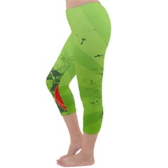 Capri Winter Leggings Back Capri Winter Leggings Back