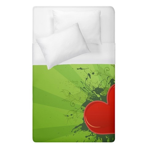 Red Heart Art Duvet Cover (Single Size) from ArtsNow.com