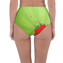 Reversible High-Waist Bikini Bottoms 