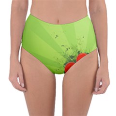 Reversible High-Waist Bikini Bottoms 