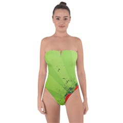 Tie Back One Piece Swimsuit 