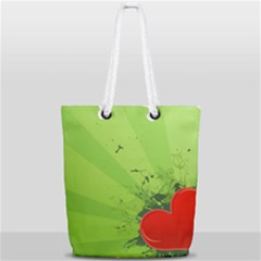 Full Print Rope Handle Tote (Small) 