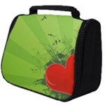 Red Heart Art Full Print Travel Pouch (Big)