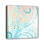 Pink Blue Pattern Mini Canvas 6  x 6  (Stretched)