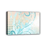 Pink Blue Pattern Mini Canvas 6  x 4  (Stretched)