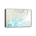 Pink Blue Pattern Mini Canvas 6  x 4  (Stretched)