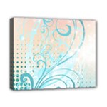 Pink Blue Pattern Canvas 10  x 8  (Stretched)